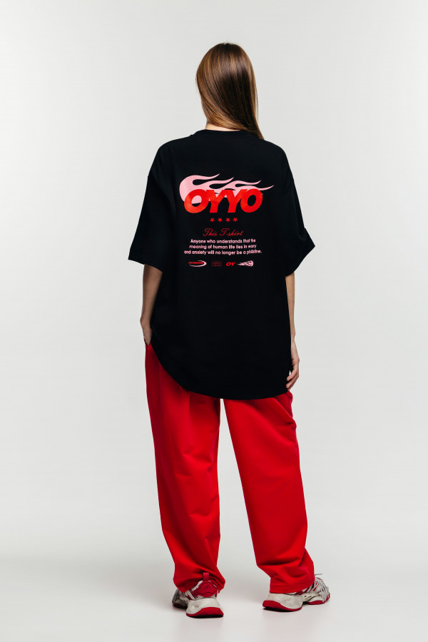 Футболка OYYO FLAME черная (L)