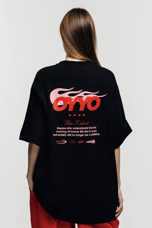Футболка OYYO FLAME черная (L)