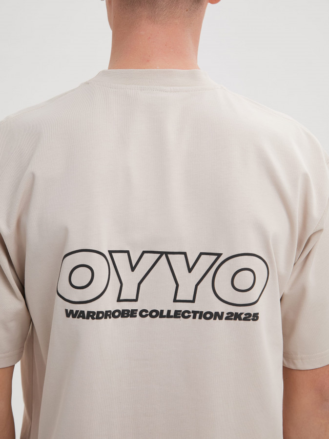 Футболка OYYO 2K25 бежевая S