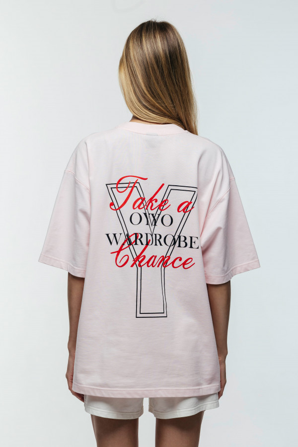 Футболка OYYO CHANCE светло-розовый (S)