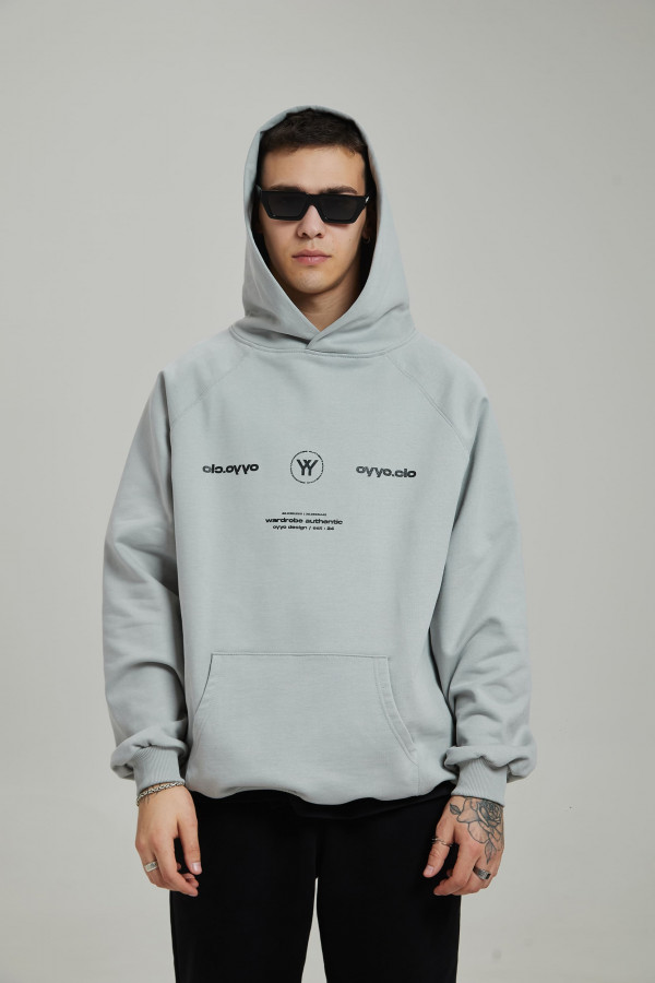 Худи OYYO LOCATION серый (M)